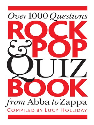 cover image of The Rock & Pop Quiz, Book